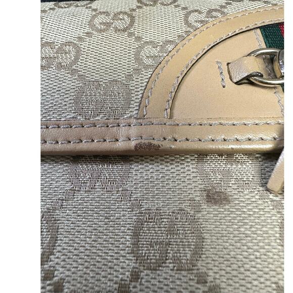 Gucci GG Canvas Monogram Horse Bit Long Wallet - Picture 12 of 16